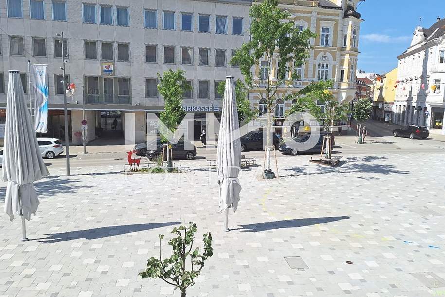 Zentrale Büroflächen am Hauptplatz von Amstetten, 1. Stock, Lift, möbliert, 178,74 m² Nutzfläche, klimatisiert, Gewerbeobjekt-miete, 2.565,62,€, 3300 Amstetten