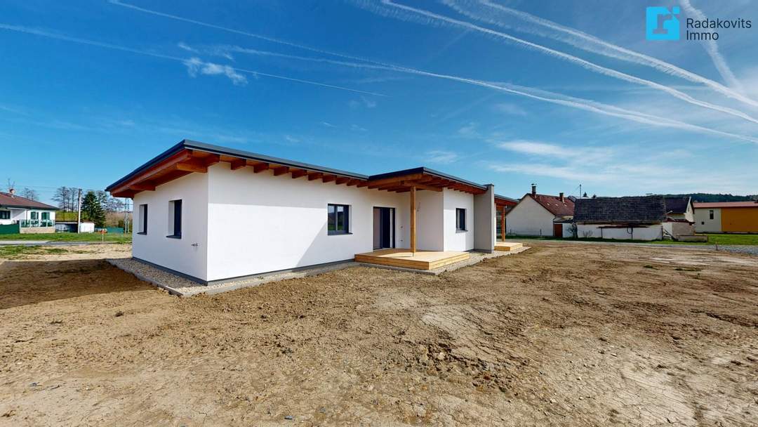 Erstbezug! Neubau! Bungalow! Barrierefreies Wohnen auf einer Ebene!