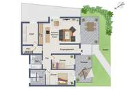 Exklusives Wohnerlebnis: Stilvolle Gartenwohnung mit Terrasse