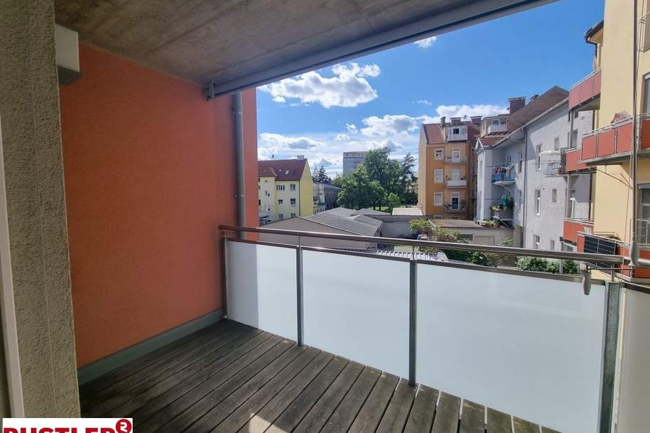 HELL & MODERN | 2-ZIMMERWOHNUNG MIT BALKON, Wohnung-miete, 498,98,€, 8020 Graz(Stadt)