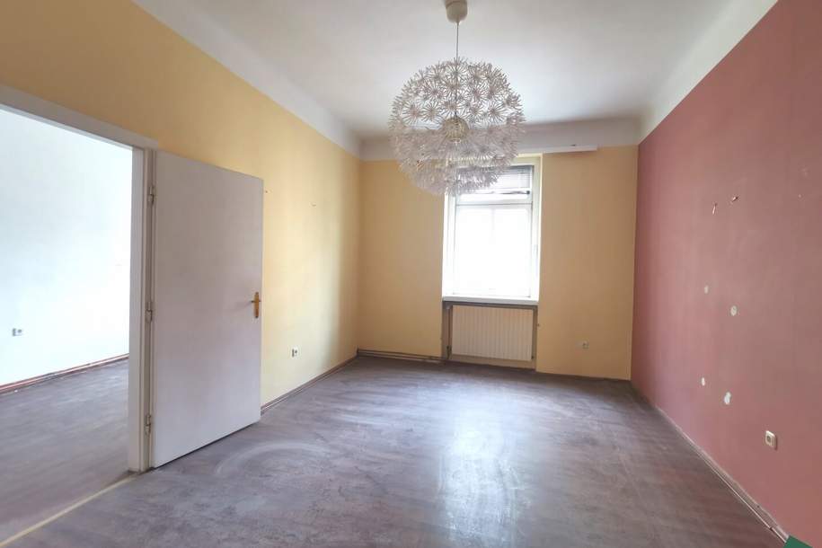 Sanierungsbedürftige Zwei-Zimmer-Wohnung unweit vom Donaukanal, Wohnung-kauf, 270.000,€, 1030 Wien 3., Landstraße