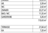 RESERVIERT! - TOP CW07 - NEUBAUPROJEKT ITTER - Großzügiges 3-Zi-Penthouse zu kaufen!