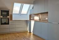 Hauptbahnhof Nähe U1, Erstbezug! Exklusive ruhige und sonnendurchflutete DG Wohnung