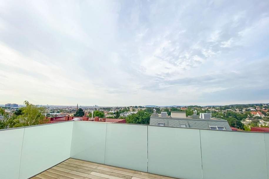 Exklusives Penthouse mit Terrasse, Weitblick & Tiefgarage // Exclusive Penthouse with Terrace, Panoramic Views & Underground Parking //, Wohnung-miete, 3.150,68,€, 1180 Wien 18., Währing