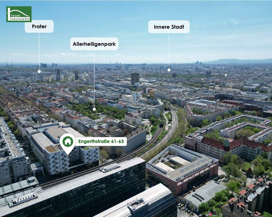 Großzügige 2-Zimmer Wohnung in toller Lage nahe der Donau - ab 01.06. beziehbar!