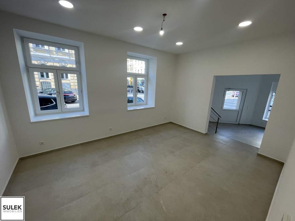 Geschäftsadresse auf der Thaliastraße | Hochwertig saniertes Lokal mit großer Fensterfläche