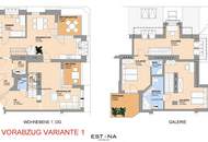 Großzügig gestaltete Dachgeschoss-Maisonette mit 2 Wintergärten und Terrasse | Erstbezug