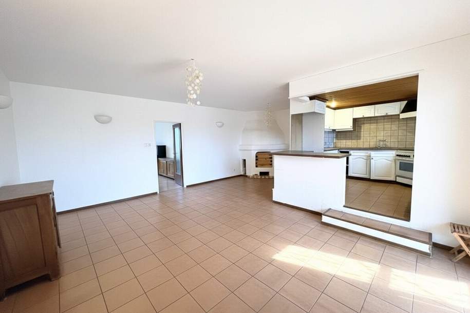 Lichtdurchflutete Dachgeschosswohnung ohne Dachschrägen mit großzügigem Wohnbereich und Südbalkon mit Weitblick !, Wohnung-kauf, 290.000,€, 2353 Mödling