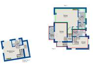 Charmantes Wohnhaus mit Potenzial: Drei Einheiten, Innenhof und großem Garten mit Pool