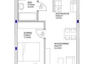 Neubauwohnung mit Loggia ++ Deckenkühlung ++ Nähe Simmeringer Bad ++ 1.OG
