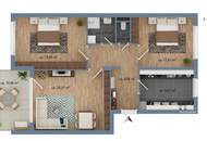 Attraktive 3-Zimmer-Wohnung in Völs - Südbalkon &amp; optimale Raumaufteilung