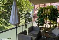 Elegante, neue 2 Zimmerwohnung mit grossartigem Balkon und Grünblick
