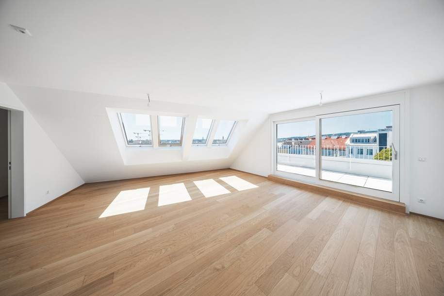 Dachgeschoss-Maisonette mit 3 Freiflächen | 121 m² Wohnfläche und 3,5 Zimmer, Wohnung-kauf, 1.190.000,€, 1180 Wien 18., Währing