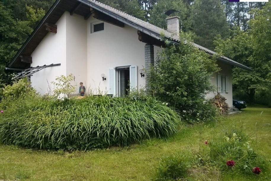Sommerglück am Turnersee – Charmantes Ferienhaus „Emma“ in ruhiger Waldrandlage mit großem Garten & Ausbaupotenzial, Haus-kauf, 315.000,€, 9122 Völkermarkt