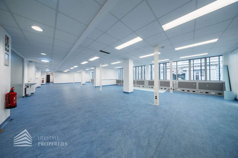 Modernes 5-Zimmer Büro in optimaler Lage! Nähe Schwarzenbergplatz, Gewerbeobjekt-miete, 9.117,13,€, 1030 Wien 3., Landstraße