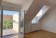 Moderne Dachgeschoss-Wohnung mit zwei Balkonen und bester Anbindung zur U4/U6 Längenfeldgasse!