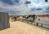 Erstbezug: Atemberaubendes Dachgeschoss - Apartment (klimatisiert) mit 3 Terrassen und hochwertiger Ausstattung im Trendbezirk Ottakring!
