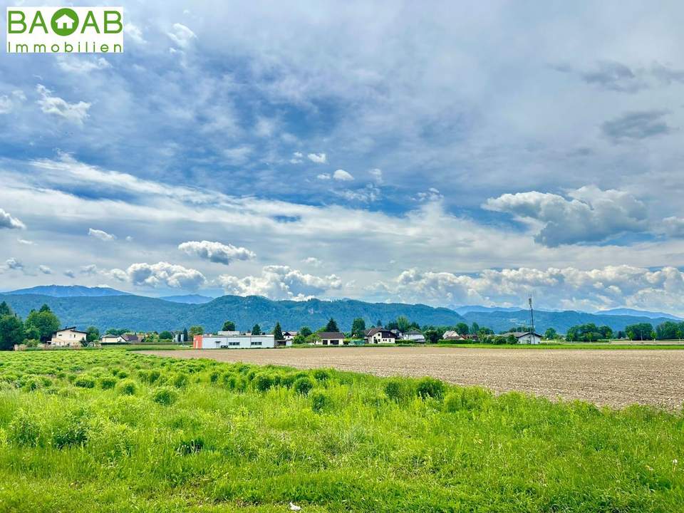 Exklusives Baugrundstück nahe Klagenfurt – Ruhige Lage mit Bergblick in gehobener Wohngegend