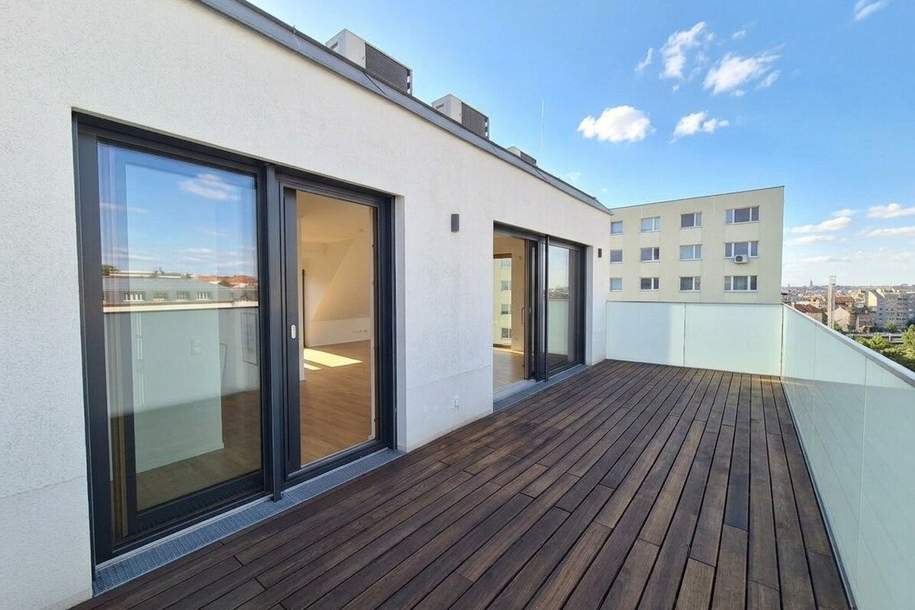 Maisonette-Penthouse mit 53 m² Terrassen auf den Wohnetagen, Wohnung-miete, 2.776,72,€, 1120 Wien 12., Meidling