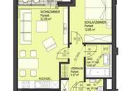 Helle 2-Zimmer-Wohnung mit Balkon in Döbling