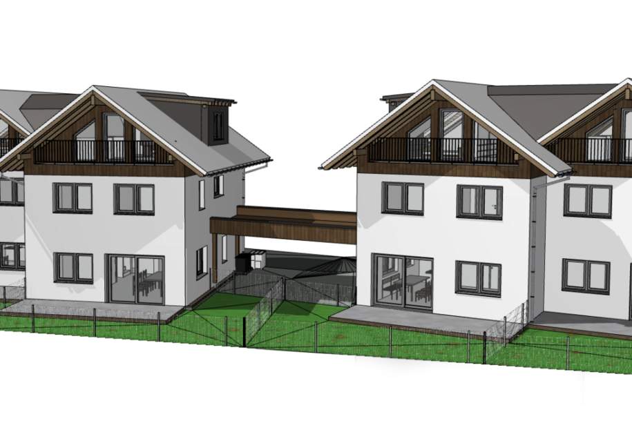 Neubauprojekt: Moderne Doppelhaushälften mit Carport in attraktiver Lage, Haus-kauf, 607.475,€, 5110 Salzburg-Umgebung