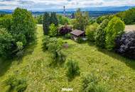 Blockhaus auf Bergspitze mit 360° Blick von Slowenien bis über das Grazerfeld