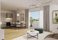 Oberlaa: Modernes Raumwunder mit ESG-Fokus und kühlem Kopf an heißen Tagen / 55 m² Panorama-Terrasse &amp; Deckenkühlung + Eigengarten