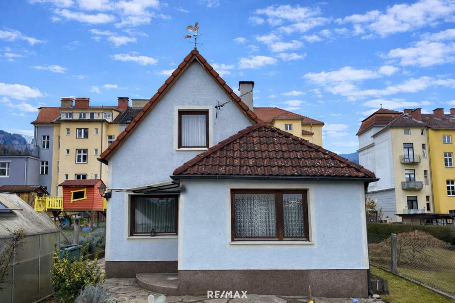 ***Charmantes „Hexenhäuschen“ mit Garten – zentrumsnah in Bruck an der Mur***, Haus-kauf, 98.000,€, 8600 Bruck-Mürzzuschlag