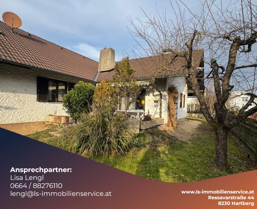 Barrierefreies Einfamilienhaus im Landhausstil mit separatem Praxis- oder Büroraum in Oberwart