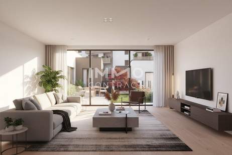 Exklusives Haus im Innenhof - 3 Zimmer mit Eigengarten - Erstbezug, Wohnung-kauf, 172.100,€, 1220 Wien 22., Donaustadt