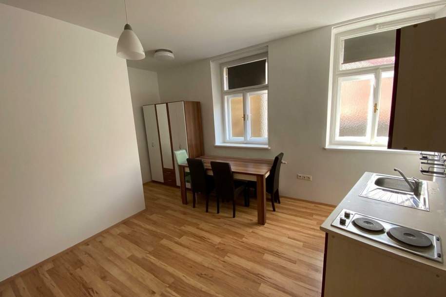 Helle Mietwohnung mit ca. 27,36 m² in Top-Lage Leoben, Wohnung-miete, 288,05,€, 8700 Leoben