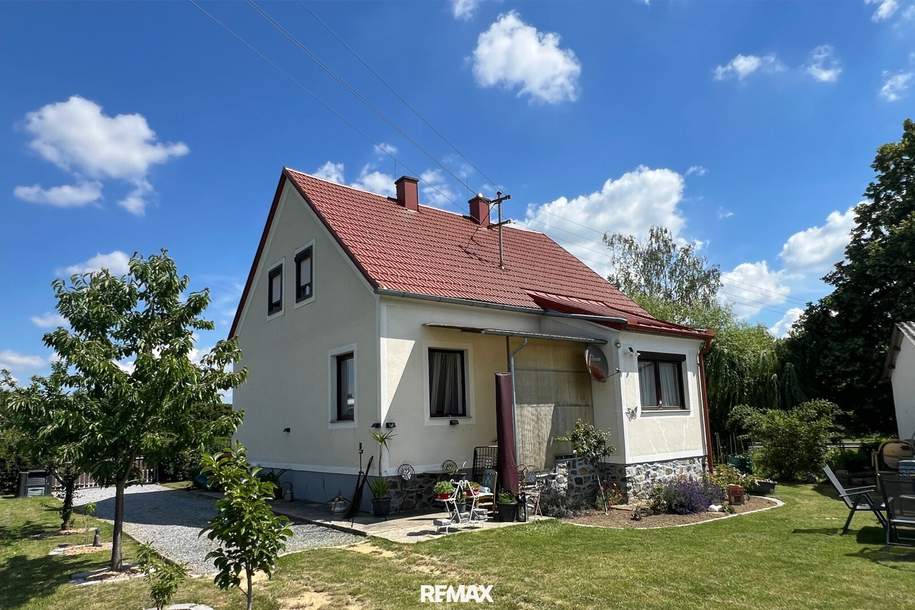 Wohnhaus mit großzügigem Nebengebäude und sonnigem Grundstück in Kirchfidisch, Haus-kauf, 188.000,€, 7512 Oberwart