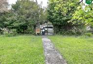 Grünes Refugium in Hietzing – 627 m² Gartengrund mit charmantem Wochenendhaus