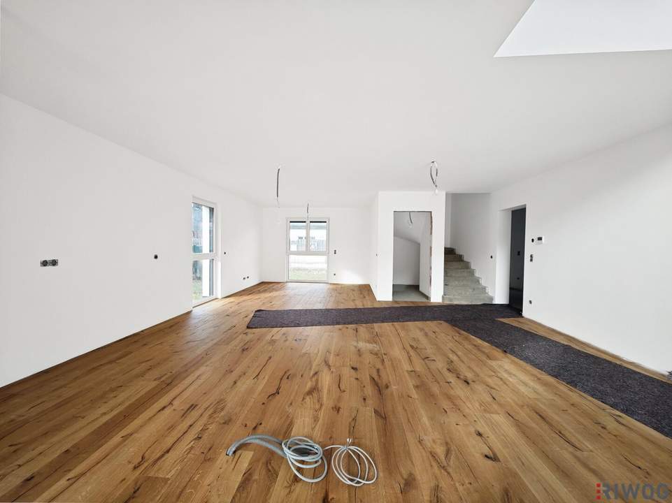 ERSTBEZUG | Einfamilienhaus mit 5 Zimmern &amp; Garage | Luftwärmepumpe | südseitige Terrasse | schlüsselfertig