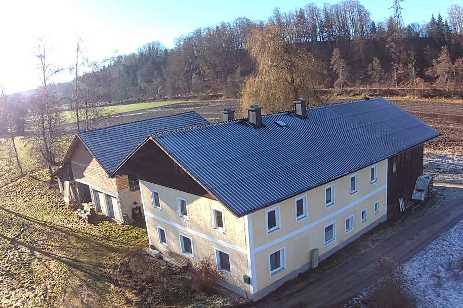 Ehem. Kleinlandwirtschaft im Grünland - ruhige und sonnige Lage !, Haus-kauf, 439.000,€, 5231 Braunau am Inn