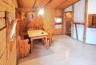 Grundstück im Grünen mit Holzhaus ohne Bauzwang