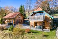Wunderschönes Holzhaus am Berg mit Panorama