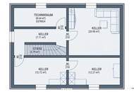 High-End Fertigteilhaus mit PV-Anlage, Kühlung & Vollkeller / ERSTBEZUG