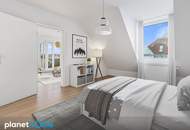 Lichtdurchflutete Dachgeschosswohnung mit traumhaftem Weitblick