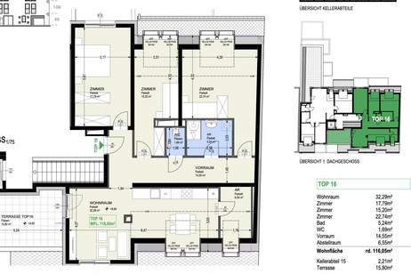 Top Anbindung- 5 Minuten zur U6 Perfekta Strasse, Ruhelage PUR-Sonnenbalkon, Wohnung-kauf, 749.000,€, 1230 Wien 23., Liesing