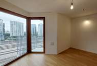 Sonnwendviertel: 1-Zimmer-Wohnung mit Balkon in der 16. Etage – Fitnessraum, Co-Working &amp; Rooftop-Terrasse inklusive!