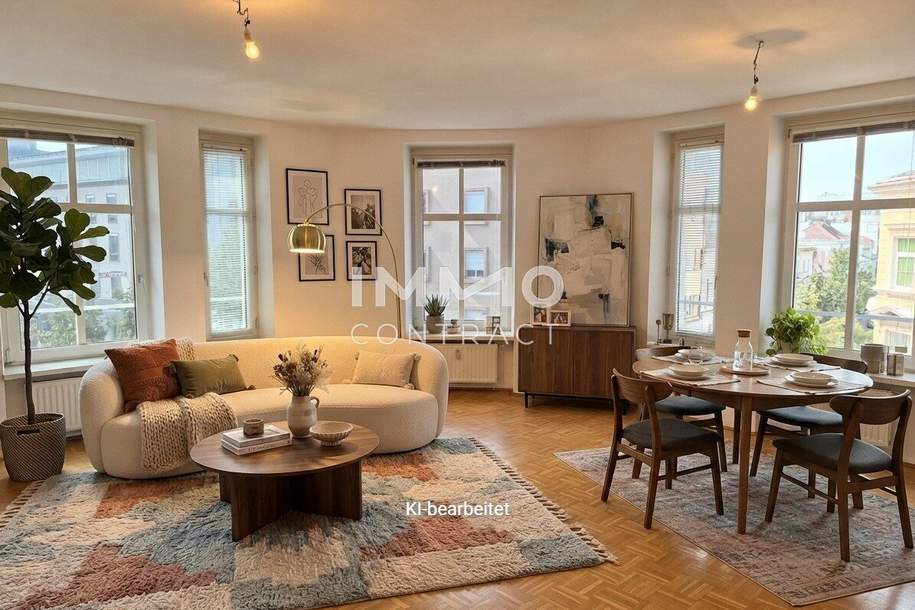 ** NEUER PREIS ** Großzügige 3-Zimmer Wohnung im Zentrum von Wels, Wohnung-miete, 962,79,€, 4600 Wels(Stadt)