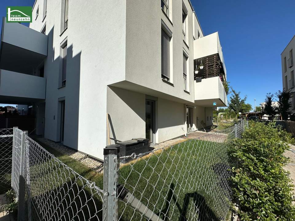 POG 83 - 3-Zimmer Gartenwohnung mit 68 m² Garten im Neubau-Viertel zwischen Kagraner Platz und Gewerbepark Stadlau! Ab 01.07. verfügbar!