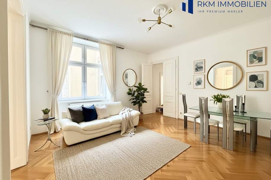 Geräumige 2-Zimmer-Altbauwohnung in TOP Ruhelage, Wohnung-kauf, 429.000,€, 1040 Wien 4., Wieden