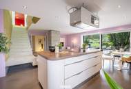 Naturidyll trifft Design - außergewöhnliche Villa mit Raum, Licht und Naturpool