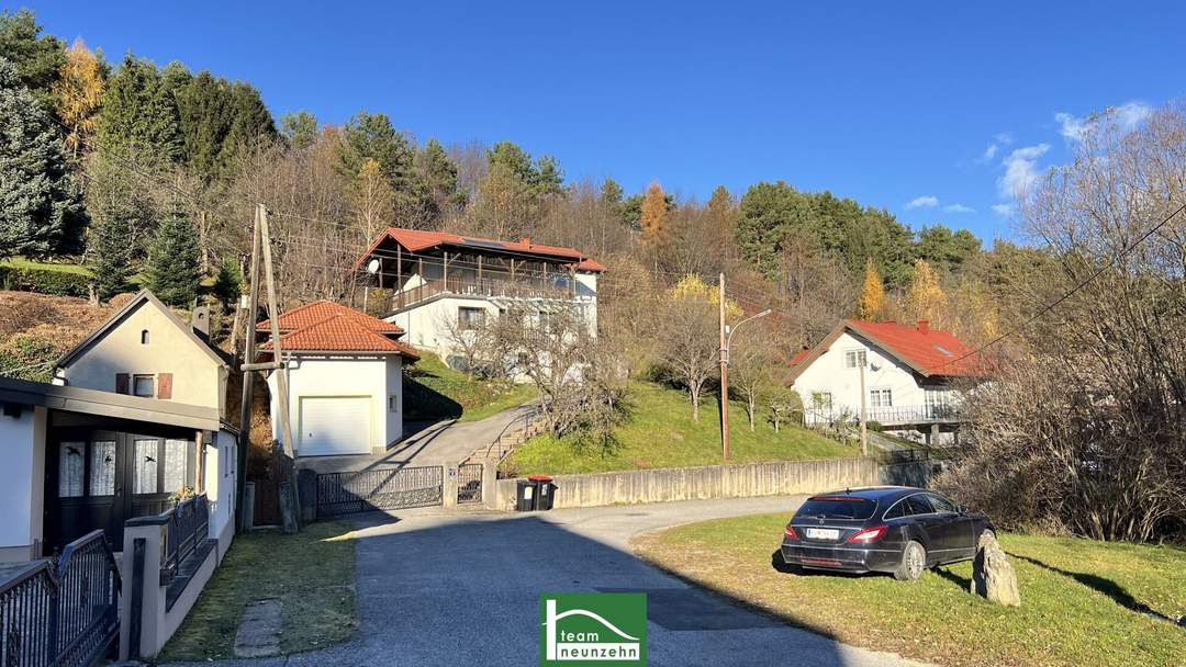 Gutes Wohn- bzw. Ferienhaus in wunderschöner Ruhelage mit 2 Wohneinheiten. - WOHNTRAUM