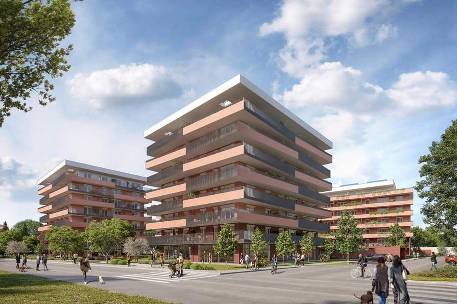 Traumhaftes Penthouse in Klagenfurt – Erstbezug mit sonniger Terrasse | Perfektes Anlegerobjekt, Wohnung-kauf, 328.375,€, 9020 Klagenfurt(Stadt)