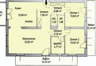 Drei Balkone, viel Licht, viel Ruhe – stilvolles Wohnen im Wienerwald