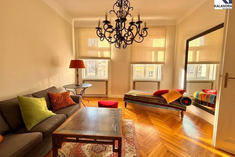 360° TOUR // MÖBLIERTE STILWOHNUNG // FURNISHED CLASSIC STYLE APARTMENT, Wohnung-miete, 3.443,00,€, 1090 Wien 9., Alsergrund