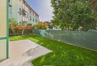 Moderne Erdgeschosswohnung mit Garten, Garage und Blick ins Grüne